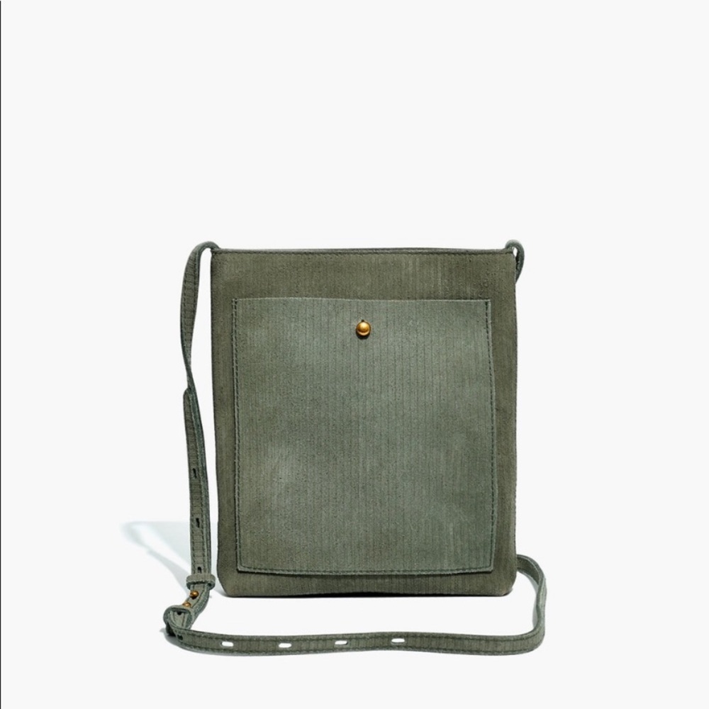 Madewell The Slim Brooklyn Crossbody Bag: Corduroy Suede Edition.